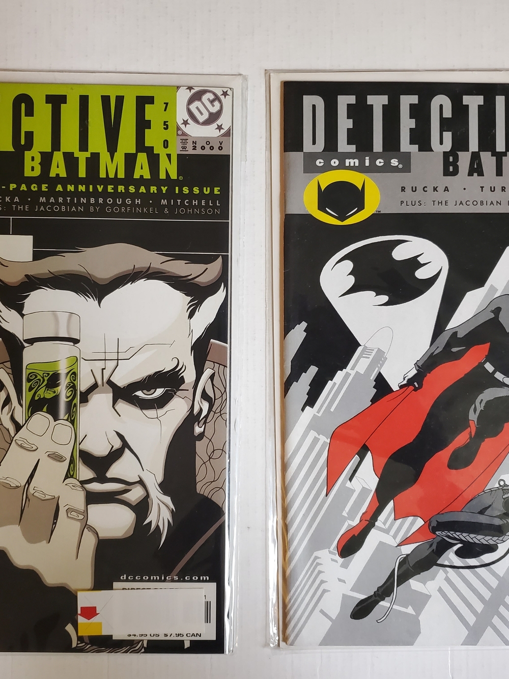 DC Comics Detective Comics Batman #s 750 & 756 Lot of 2 (2001) Modern Age NM
